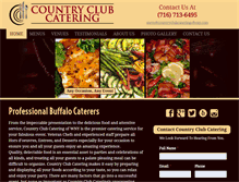 Tablet Screenshot of countryclubcateringofwny.com